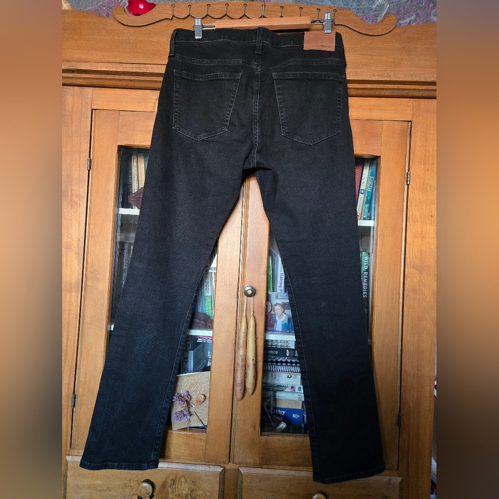 Madewell Skinny Jeans 100% Cotton Distressed Rigid Denim Waist 32 - Picture 6 of 12
